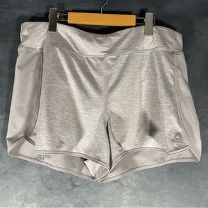 Reebok Women's Running Shorts XL Grey Athletic Lightweight Activewear Gym
